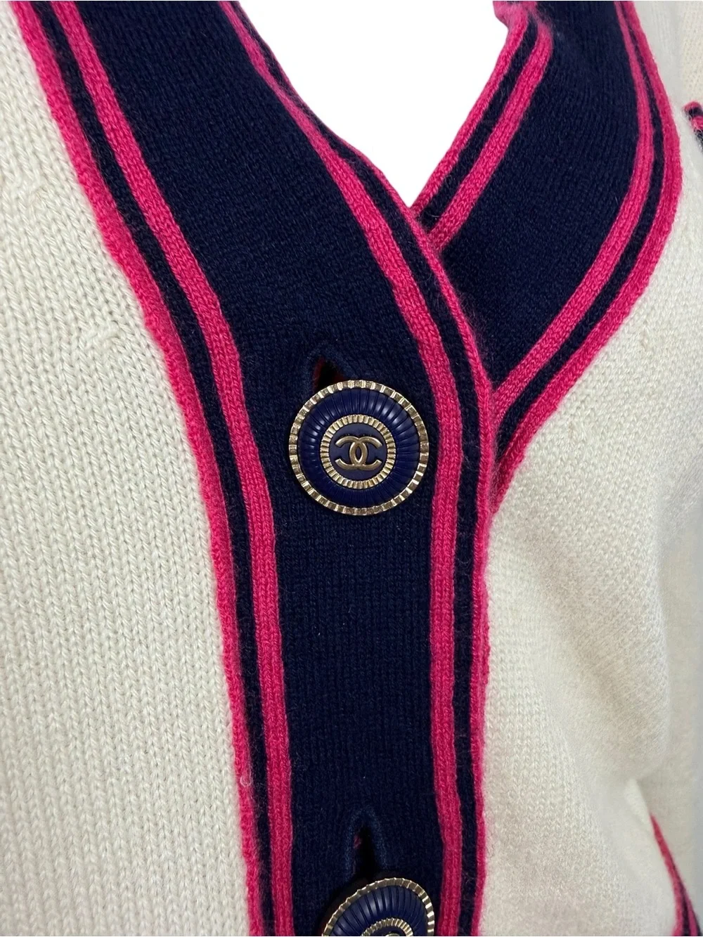 Chanel 20C Resort 2020 Cashmere CC Cardigan FR 34